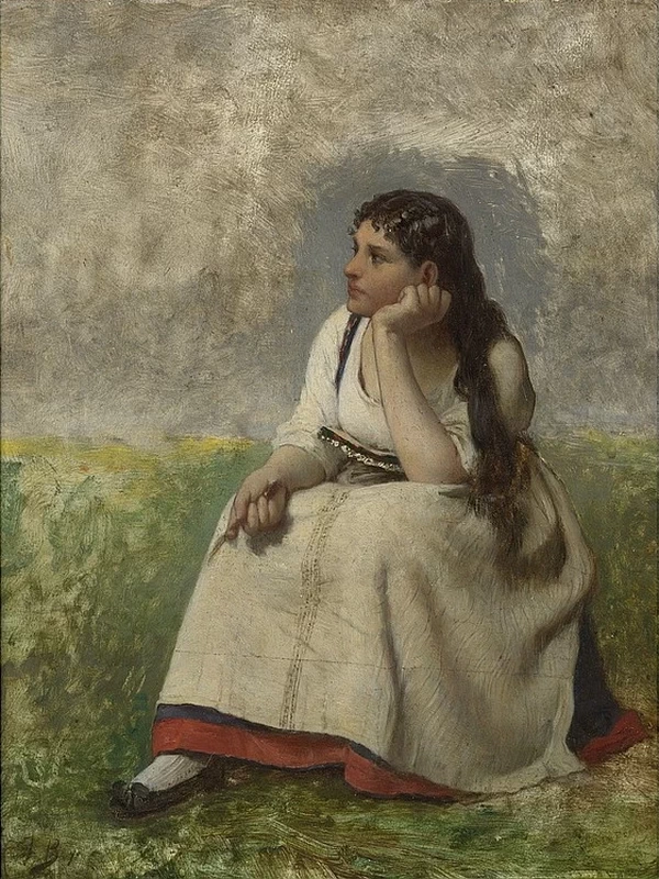 Ragazza pensierosa